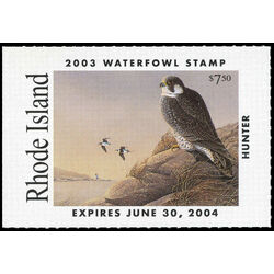 us stamp rw hunting permit rw ri15a rhode island old squaws 7 50 2003