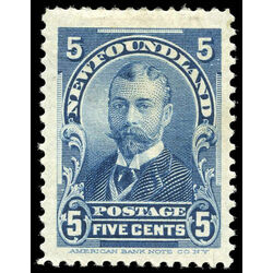 newfoundland stamp 85i duke of york 5 1899 m vf 003