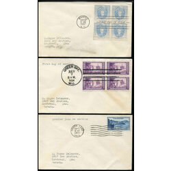 8 early united states first day covers