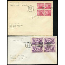 8 early united states first day covers