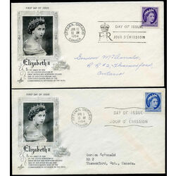 canada first day covers 337 343