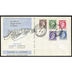 canada stamp 337p queen elizabeth ii 1 1962 fdc 004