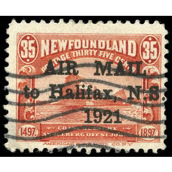 newfoundland stamp c3d iceberg 35 1921 u f 002