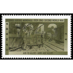 canada stamp 1503 aid to allies 43 1993