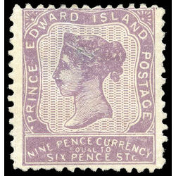 prince edward island stamp 8ii queen victoria 9d 1862