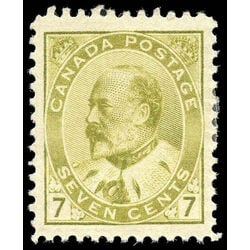 canada stamp 92ii edward vii 7 1903 m vf 010