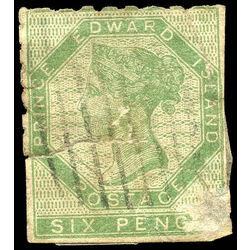 prince edward island stamp 3 queen victoria 6d 1861 u fil 008