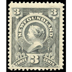 newfoundland stamp 060c queen victoria 3 1890