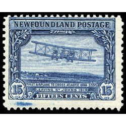 newfoundland stamp 156 first nonstop transatlantic flight 15 1928 m f 001