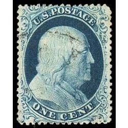 us stamp postage issues 20 franklin 1 1857