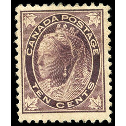 canada stamp 73 queen victoria 10 1897 m f 010