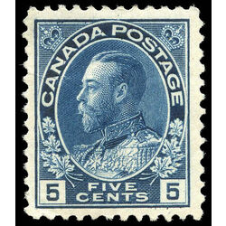 canada stamp 111 king george v 5 1914 m vfnh 014