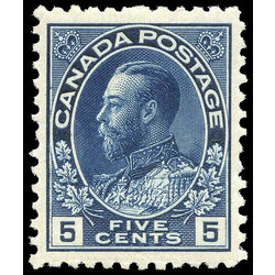 canada stamp 111a king george v 5 1912 m vf 002
