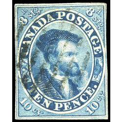 canada stamp 7a jacques cartier 10d 1855 u vf 003