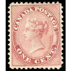 canada stamp 14 queen victoria 1 1859 m vf 018