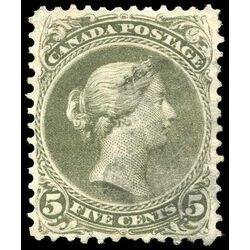 canada stamp 26iv queen victoria 5 1875 u vf 006