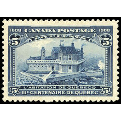 canada stamp 99 champlain s habitation 5 1908 m vf 022