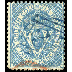 british columbia vancouver island stamp 7 seal of british columbia 3d 1865 u f 018