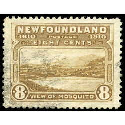 newfoundland stamp nf99 mosquito 8 1911 u vf 003