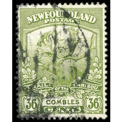 newfoundland stamp 126 combles 36 1919 u vf 003