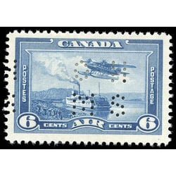 canada stamp o official oc6 monoplane over mackenzie river nwt 6 1928