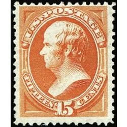 us stamp postage issues 163 webster 15 1873