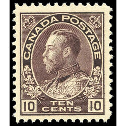 canada stamp 116 king george v 10 1912 m vfnh 009