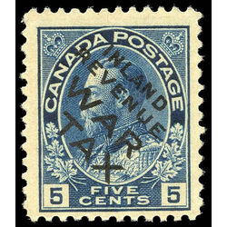 canada stamp mr war tax mr2bi war tax 5 1915 m f vf 006