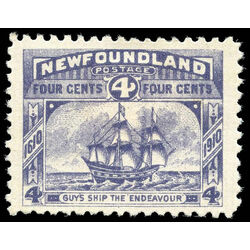 newfoundland stamp 90 guy s ship endeavour 4 1910