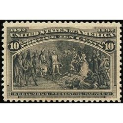 us stamp postage issues 237 presenting natives 10 1893