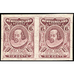 newfoundland stamp 98a lord bacon 1911 m vf ng 001