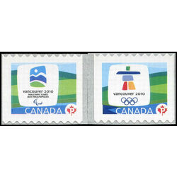 canada stamp 2306 7 olympic emblems and mascots definitives coils 2009