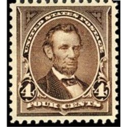 us stamp postage issues 269 lincoln 4 1894