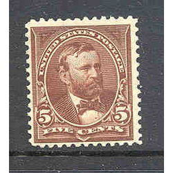 us stamp postage issues 270 grant 5 1895