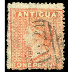 antigua stamp 3 queen victoria 1p 1867