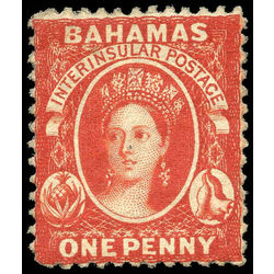 bahamas stamp 12 queen victoria 1p 1863