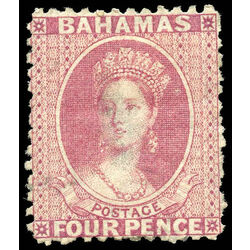 bahamas stamp 13a queen victoria 4p 1863