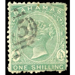 bahamas stamp 15 queen victoria 1sh 1865