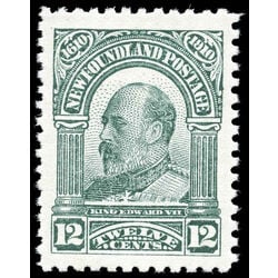 newfoundland stamp 96p king edward vii 12 1910