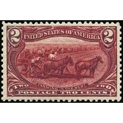 us stamp postage issues 286 farming in the west 2 1898