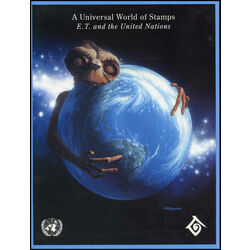 united nations e t stamp album