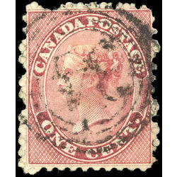 canada stamp 14b queen victoria 1 1859 u vg 004