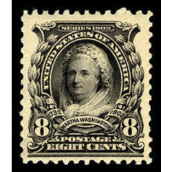 us stamp postage issues 306 martha washington 8 1902