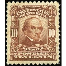 us stamp postage issues 307 webster 10 1902