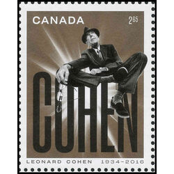 canada stamp 3195f leonard cohen sitting 2 65 2019