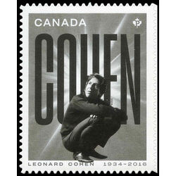 canada stamp 3196 leonard cohen squatting 2019