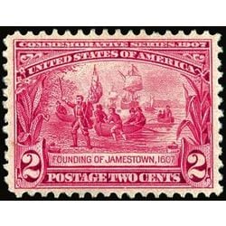 us stamp postage issues 329 founding of jamestown 2 1907