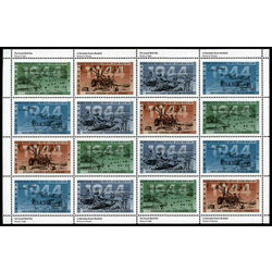 canada stamp 1540ai second world war 1944 1994 m pane bl