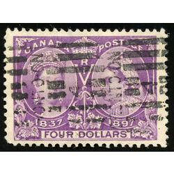 canada stamp 64 queen victoria diamond jubilee 4 1897 U VF 028
