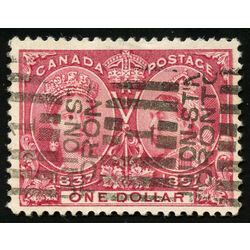 canada stamp 61 queen victoria diamond jubilee 1 1897 U VF 040